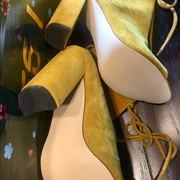 FSJ Women Fashion Peep Toe Ankle Booties - Picture 8 of 8